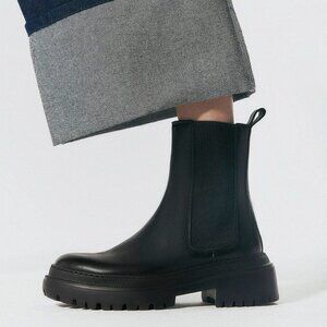 Corticella Black Leather Unlined Boot - Size 38/7.5-8 - Maguire Shoes
